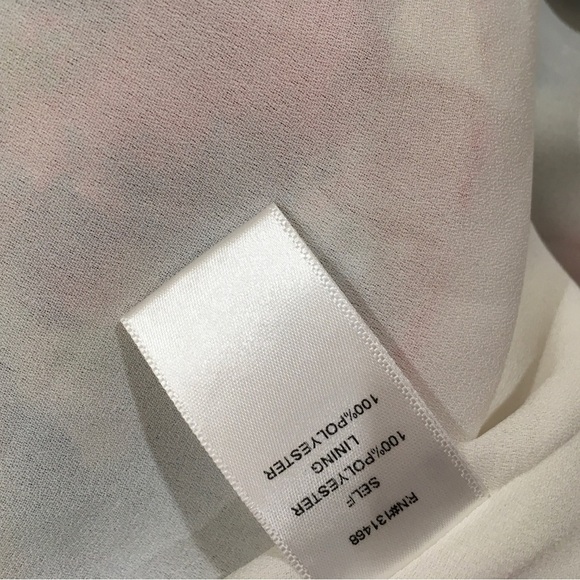 VICI Womens S Ruffle Mini Dress Multicolor Floral Chiffon Balloon Sleeve - Picture 7 of 8